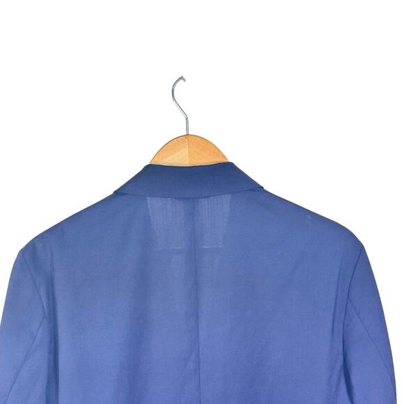 New BARENA Venezia Borgo Palio Navy Lightweight Mens Blazer Jacket Italian Sz46 - Picture 12 of 16